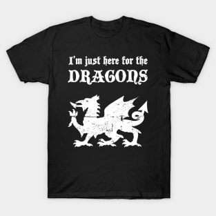 I'm Just Here For The Dragons | Renaissance Festival T-Shirt